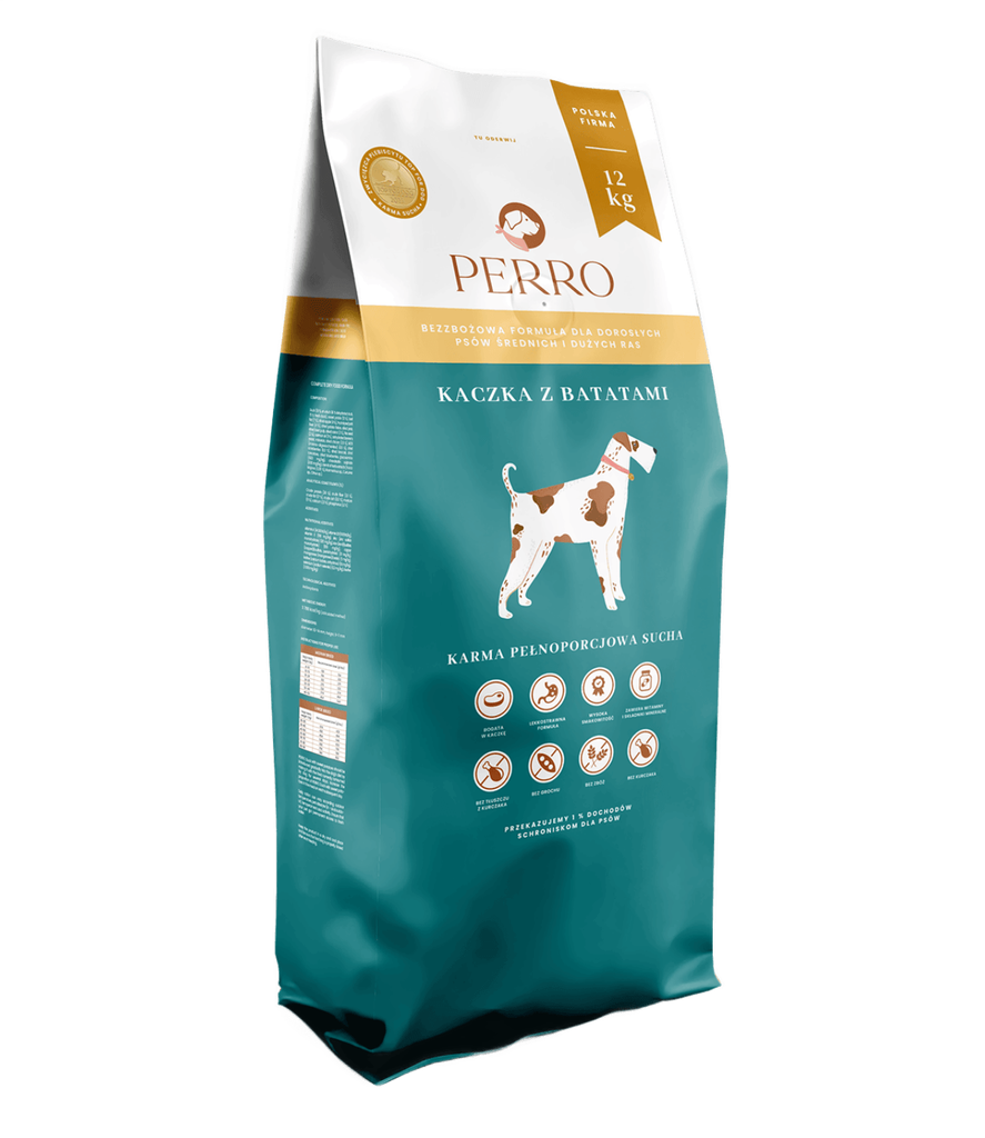 Perro Duck with sweet potato Adult Grain-free Medium Breed Large Breed
